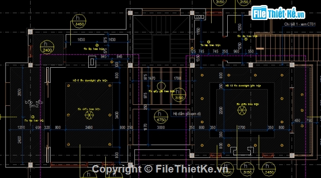 biệt thự đẹp 2 tầng mái ngói,Biệt thự,biệt thự phố,Bản vẽ chi tiết